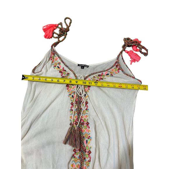 70s Boho Embroidered Maxi Dress (Gianni Bini) - Picture 7 of 7